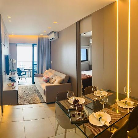 Luxo 1406 - Quarto E Sala Com Varanda Frente Mar Ponta Verde Maceió Εξωτερικό φωτογραφία