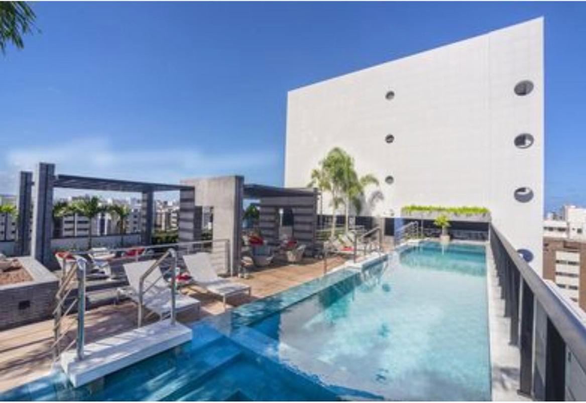 Luxo 1406 - Quarto E Sala Com Varanda Frente Mar Ponta Verde Maceió Εξωτερικό φωτογραφία
