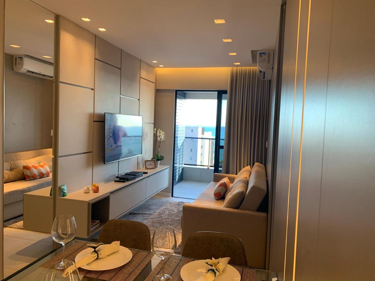 Luxo 1406 - Quarto E Sala Com Varanda Frente Mar Ponta Verde Maceió Εξωτερικό φωτογραφία