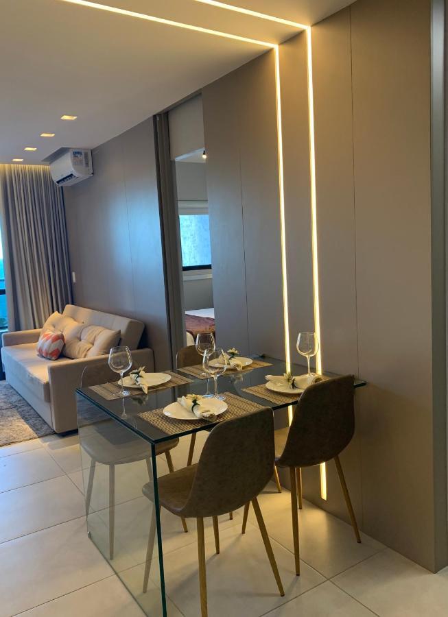Luxo 1406 - Quarto E Sala Com Varanda Frente Mar Ponta Verde Maceió Εξωτερικό φωτογραφία