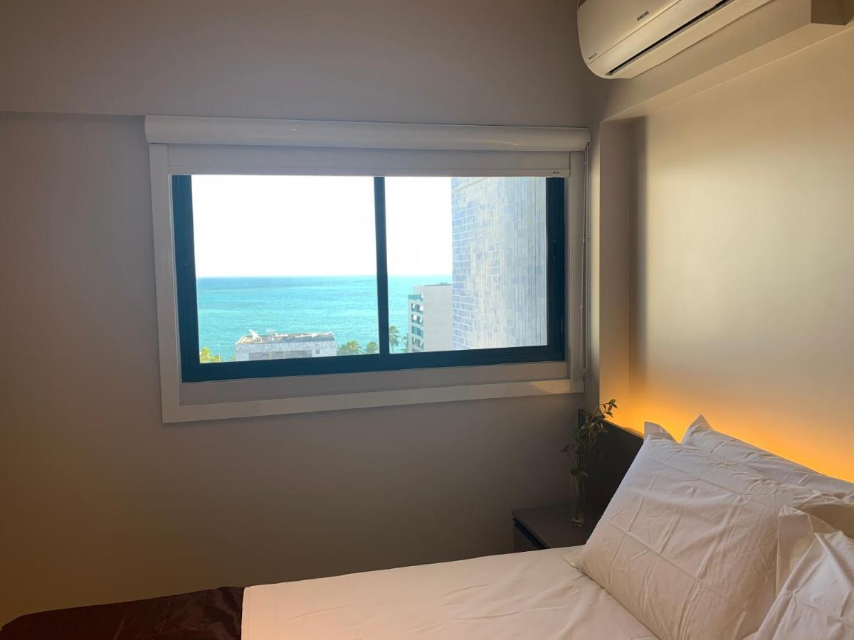 Luxo 1406 - Quarto E Sala Com Varanda Frente Mar Ponta Verde Maceió Εξωτερικό φωτογραφία