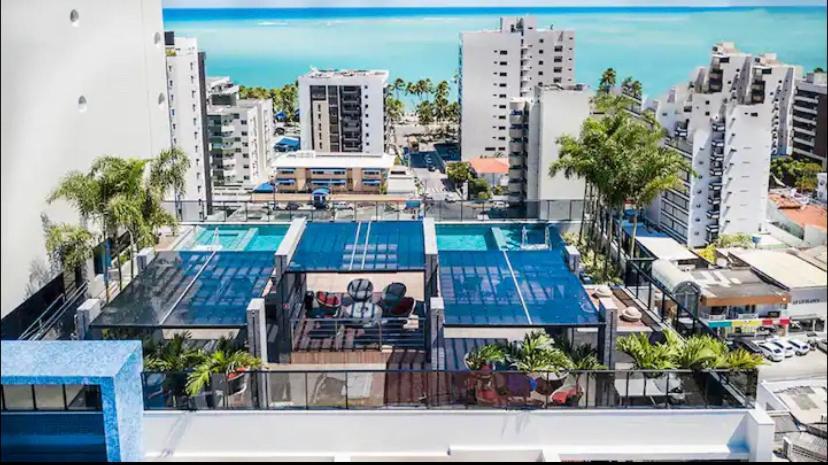 Luxo 1406 - Quarto E Sala Com Varanda Frente Mar Ponta Verde Maceió Εξωτερικό φωτογραφία